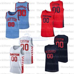 Custom Dayton Flyers College Basketball jerseys 0 Rodney Chatman 1 Obi Toppin 2 Ibi Watson 31 Jhery Matos 32 Jordy Tshimanga