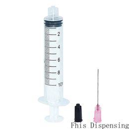 10ml/10cc Syringe with 20G Pink Blunt Needle 10 Pieces in Each Package 1.5 Inch