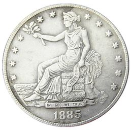 US 1885 Trade Dollar Silver Plated Copy Coins metal craft dies manufacturing factory Price