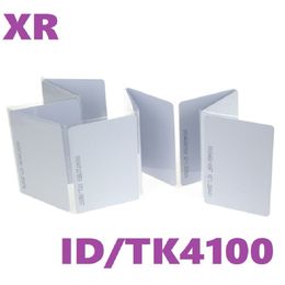 Xiruoer 100pcs ID RFID Cards 125KHz EM4100 TK4100 Smart Card Proximity RFID Tag for Access control With unique ID Printing