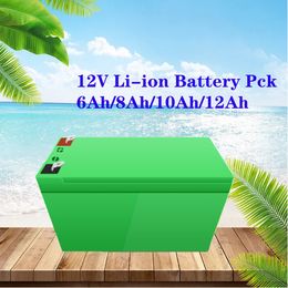 GTK 12V lithium ion battery pack 6Ah 18650 li-ion cell for electric lawn mower power tools medical equipment