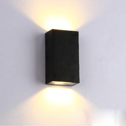 Настенная лампа Indooroutdoor LED LIGHT 10W AC85-265V для Livingrrom Спальня Украшения Освещение IP65 Водонепроницаемая поверхность
