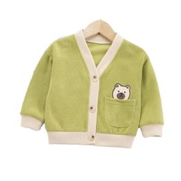 Children Jacket Spring Autumn Baby Girl Clothes Boys Casual Coat Toddler Sports Costume Infant Fashion Clothing Kids YWL01 211204