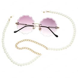 Vintage Imitation Pearl Glasses Chain Lanyard Eyeglass Chains Women Accessories Sunglasses Hold Straps Cords