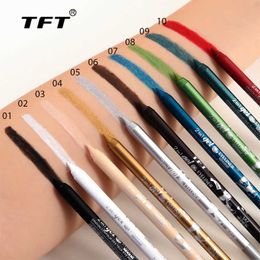 TFT Durable Waterproof Anti Sweat No Dizzy Eyeliner Gel Pencil Lip Liner Combination Pen Lapiz Combinado Delineador De Labios