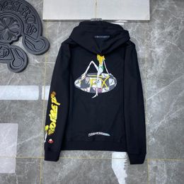 Men Hoodies Tidal current design Fashion Sweatshirts Hoodie Set Head Hip Hop High Quality Comfortable Long Sleeve Black