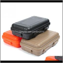 Boxes & Bins Outdoor Airtight Survival Case Shockproof Waterproof Camping Travel Container Carry Storage Box Size S/L X2Yaj 4Nb5D