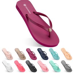 Slippers Flip Thirty Beach Shoes Flops Womens Green Amarelo Orange Bule Branco Branco Pink Brown Verão Esporte Esporte Tamanho 35-3 90