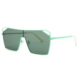 Luxury Designer Women Sunglasses Fashion Vintage Full Frame Siamese Sun Glasses Anti UV400 in 7 Colors 18121#
