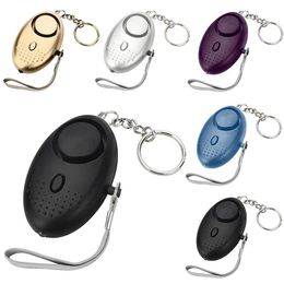 Home 9 Colors 130db Egg Shape Self Defense Alarm Girl Women Security Protect Alert Personal Safety Scream Loud Keychain