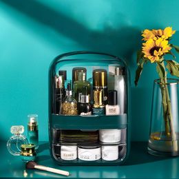 Storage Boxes & Bins Luxury Organizer For Cosmetics Makeup Bathroom Cosmetic Box Desktop Beauty Drawer Jewelry Case