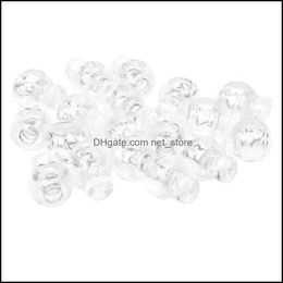 cord toggle locks Australia - Bags, Lage Bag Parts & Aessories Cord Locks Ends Spring Stop Toggles 6.5Mm Dia Hole 20Pcs Clear White Drop Delivery 2021 I4Xcf