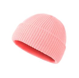 The latest party hats, knitted hats for girls, warm in winter, thick solid color, versatile couple styles to choose from, support custom logos