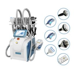 7 IN 1 360 Degree Cryolipolysis Cryo Fat Machine Lipolaser Cryotherapy Lipo Laser Ultrasonic Cavitation RF Slimming Machine