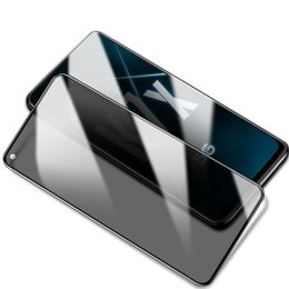 Anti-spy Privacy Full Cover Tempered Glass Protector Silk Printed FOR Oppo A74 4G 5G A35 A55 A73 A94 A95 100pcs/lot simiple opp
