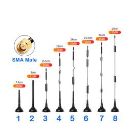 mini 5G full band magnetic loop antennas wireless NB GSM 3G GPRS 4G5G vehicle base station charging pile IoT antennas SMA male 10dbi 15dbi 18dbi high gain antenas