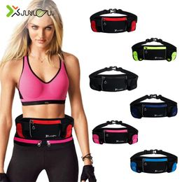 Outdoor Bags Running Waist Bag Waterproof Mobile Phone Holder Jogging Belt Belly Women Men Gym Fitness Sport Accessories