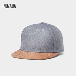 Brands NUZADA Autumn Cork Fashion Simple Men Women Hat Hats Baseball Cap Snapback Simple Classic Caps Winter Warm Hat Q0703160F