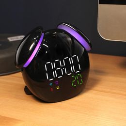 Other Clocks & Accessories Creative Children's Alarm Clock Student Led Electronic Night Light Bedroom Mini Wireless Charging Intelligent
