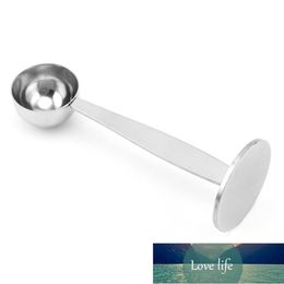 2In1 Durable Portable Stainless Steel Stand Coffee Powder Measuring Tamper Spoon Stainless Steel Coffee maker bar accessories