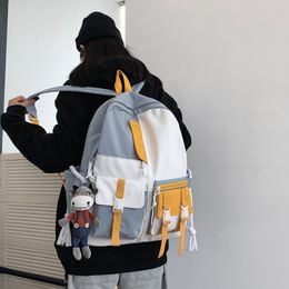 Backpack Fashion Women Travel Mochila Kawaii Waterproof Girls School Bag Female College Bookbag cute Nylon Rucksack