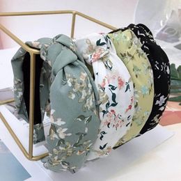 2021 Hair Accessories For Women Girls Hair Bands Fabric Floral Knotting Headbands Vintage Cross Turban Scarf Bandage