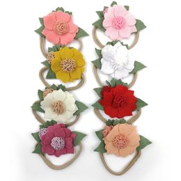 3 unidslote lazo de fieltro hoja flor elástico diadema de 3 unidslote lazo de fieltro hoja flor elástico diadema de