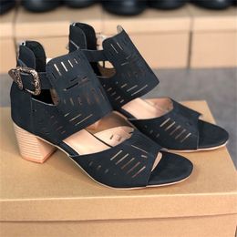 2021 Fashion Women Sandal Summer Dress High Heel Sandals Designer Shoes Party Beach Sandals with Crystals Good Quality EU35-43 W14