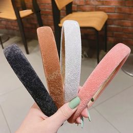 Female Plush Headbands Women Wild Go Out Net Red Simple Cute Girl Plush Wash Face Hairband Accessories