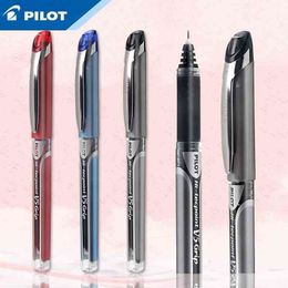 12Pcs Japan PILOT gel pen BXGPN-V5 upgraded version straight liquid needle pen head water-based pen 0.5mm Hi-Tecpoint V5 Grip 210330