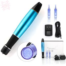 Electric Derma Pen Auto Micro Needle Roller Acne Removal Beauty Face Skin Care Tool