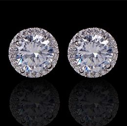 2021 new Wedding Earrings For Women Bohemian Beautiful Round Diamond Earring Full CZ Zircon Ladies Girls Women Jewelry