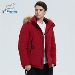 winter men's jackets high-quality fur collar fashionable male clothing brand apparel MWD20857D 211204