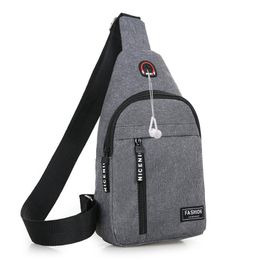 2020 Earphone Bag School Messengers For Men Bag Theft Waist Anti Shoulder Summer Bags Chest Male Crossbody Ogrxe school bag japanese school bags for boys