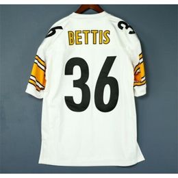 001rare Football Jersey Men Youth women Vintage 2005 Jerome Bettis Mitchell Ness JERSEYS Size S-5XL custom any name or number
