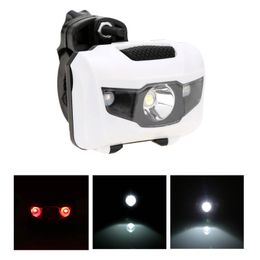 Bike Lights Bicycle Front Rear Waterproof 360Degree Rotation Cycling Dual Use Taillight Black No Battery Ultralight Light