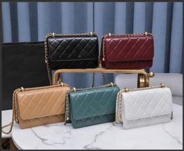 2021 new high quality bag classic lady handbag diagonal bag leather 14.5-22-8