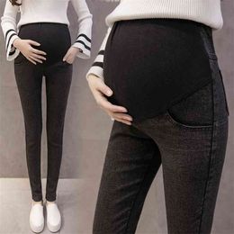 Envsoll M-3XL Maternity Jeans for Pregnant Women Pants Pregnancy Clothes Spring Summer Pant Plus Size 210918