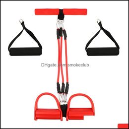 Resistance Bands Equipments Supplies & Outdoors1 Set Fitness Sports Sit-Up Pling Rope Mtifunctional Yoga Strap Drop Delivery 2021 Vrnmc