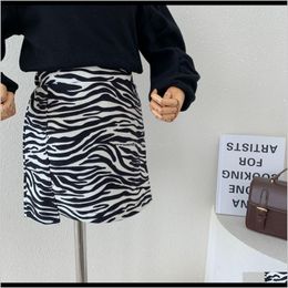 Skorts Clothing Baby Maternity Drop Delivery Kids Clothes Zebra Pattern Fashion Short Skirts Cute Baby Girl High Waist 2021 Summer Femme Slim
