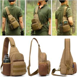 Outdoor Military Shoulder Bag Tactical Army Combat Molle Backpacks Travel Hiking Hunting Camping Crossbody Bags