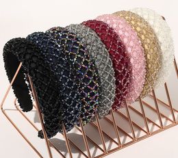 Top Selling New high quality Hair accessories faux diamond headband luxury bling hair-sticks for women