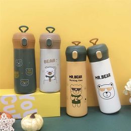 350/500ML Stainless Steel Insulated Bottle Thermos Coffee Tea Water Travel Mug Thermal Cup Drink Bottles Tumbler Termo Cafe 211109
