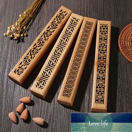 Retro Buddhism Wood Home Decor Incense Holder Censer Joss-stick Inserted Wooden Ash Catcher Aromatherapy Tools Handcrafts Gift Factory price expert design Quality