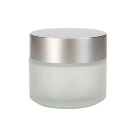 2021 50ml frost cream jars,frosted glass jars, skin care cream bottles, cosmetic containers NEW