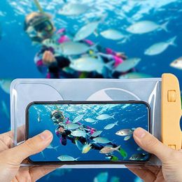 Storage Bags Waterproof Phone Pouch Beach Case Cover Swimming Underwater Mobile Sealing Bag Camping Skiing Holder For Cell