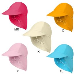 Kids Girls Summer Lightweight Sun Hat Wide Brim UV Protection Bucket Cap Women Outdoor With Chin Strap Hats