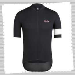 Pro Team rapha Cycling Jersey Mens Summer quick dry Sports Uniform Mountain Bike Shirts Road Bicycle Tops Racing Clothing Outdoor Sportswear Y21041330