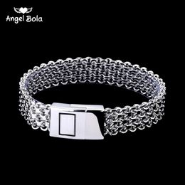 Men Bracelet Silver Color Buddha Bracelets & Bangle Male Accessory Gift Hip Hop Party Rock Buddha Jewelry