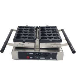 BEIJAMEI Electric Small Flower Shape Waffle Machine Maker Baker Commercial Heart- Shaped Waffle Making Machines